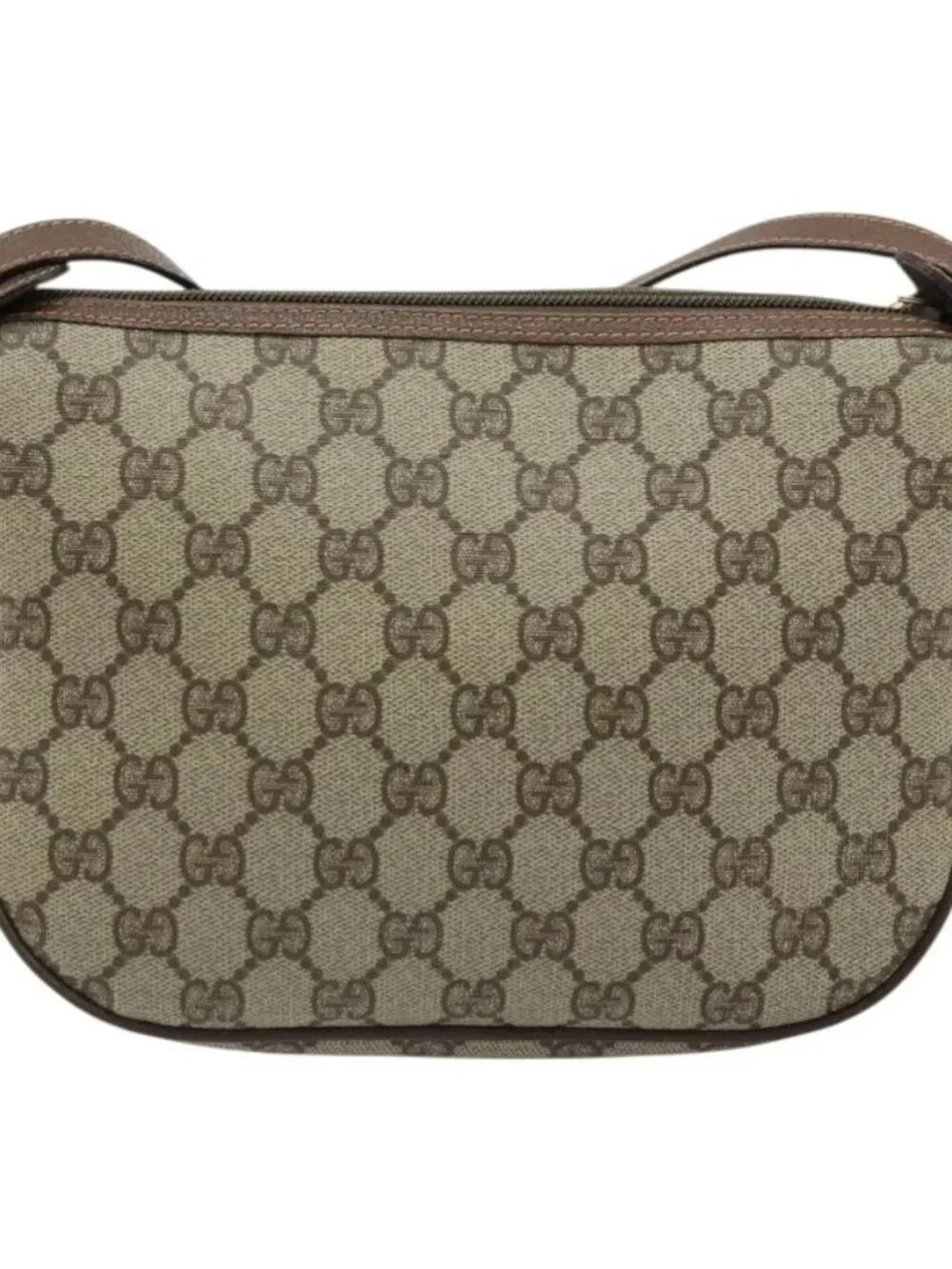 GUCCI GG Supreme Web Sherry Line Bag PVC Beige 001 123 6177 002 Auth ep13516 - Picture 2 of 16